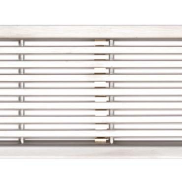 Langstaafrooster RVS 50 cm (Euroline/Hexaline) alleen het rooster