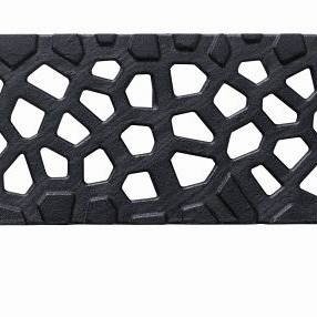 Voronoï rooster gietijzer, L= 500mm