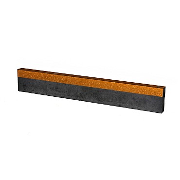 Metalen afdekprofiel voor opsluitband, corten