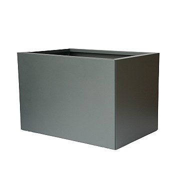 Bloembak vlak antraciet 60x90x60 cm