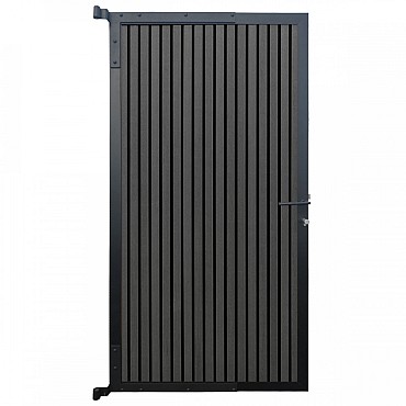 Tuindeur composiet LineaFence Antraciet - 90x180 cm