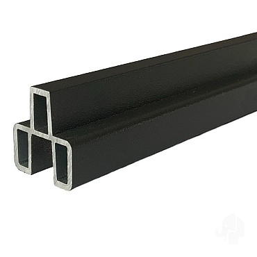 Elephant veer/tussenprofiel Modular Evo antraciet (8 st)