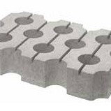 Grasbetontegel 60x40x10 grijs VLAK