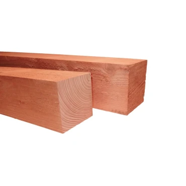 Douglas geschaafde paal 12x12x250 cm onbehandeld