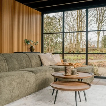 NewTechWood composiet co-extrusie wand bekleding castellation 25 profiel. 2.5x19.6x290 cm Red Cedar