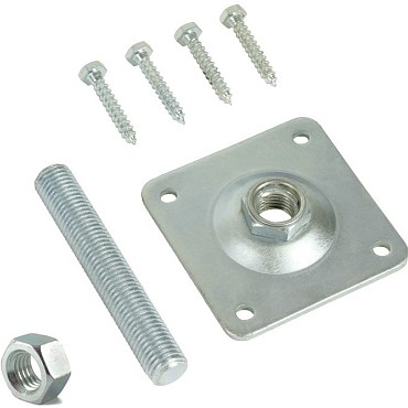 Set voor betonpoer - scharn.pl. M20 - incl. draadstang 125mm