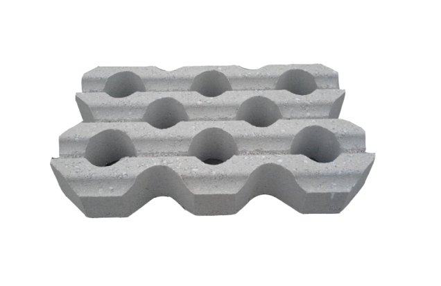 Grasbetontegel 60x40x12 PROFIELmet ronde gaten