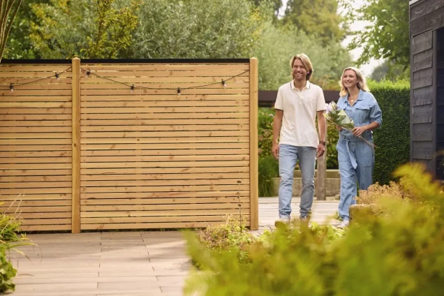 Aluminium afdekkap met sponning (5.1 cm) 4.5x6.1x179.5 cm zwart RAL 9005