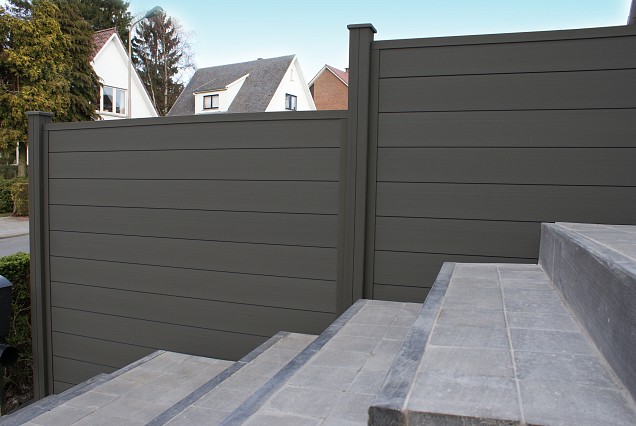 Composiet afdekplaat Graphite Black (te bestellen per 5 st)
