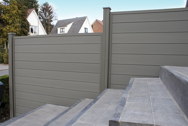 Composiet afdekplaat Stone Grey (te bestellen per 5 st)