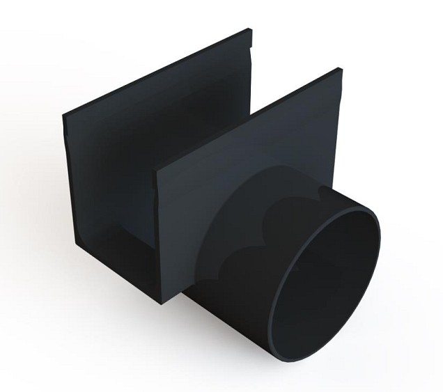 SlimLine zijloop 80mm