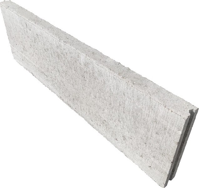 Betonband 6x40x100 cm grijs