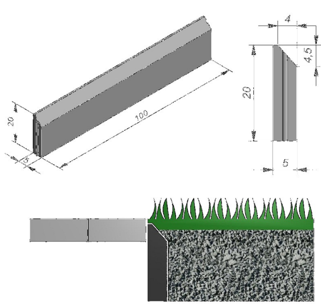 Opsluitband SansVue Invisio 6x20x100cm Grijs