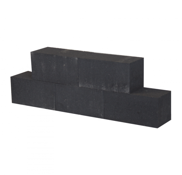 Patioblok strak 60x12x10cm Antraciet