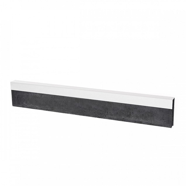 Uprofiel gelijkzijdig opsluitband 5cm 300x5,1x5,1x5,4 cm Wit