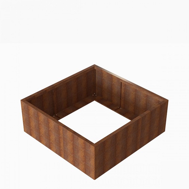 Bloembak Module+ 150x150x56 cm Corten