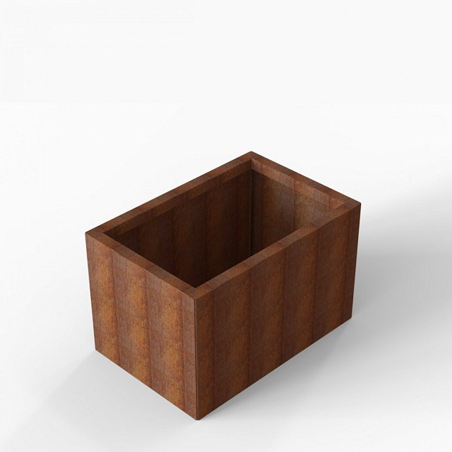 Bloembak Module+ 60x90x56 cm Corten
