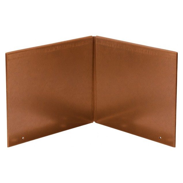 Inwendige hoek Kantopsluiting Double 10 cm Corten