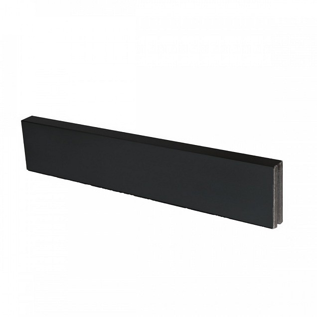 Uprofiel ongelijkzijdig opsluitband 6cm 220x4,6x19,6x6,4 cm Grafietzwart
