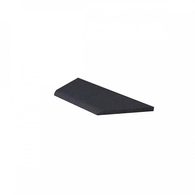 SV Oudhollandse zwembadrand hoekstuk links (100/60x40x5 cm) Carbon
