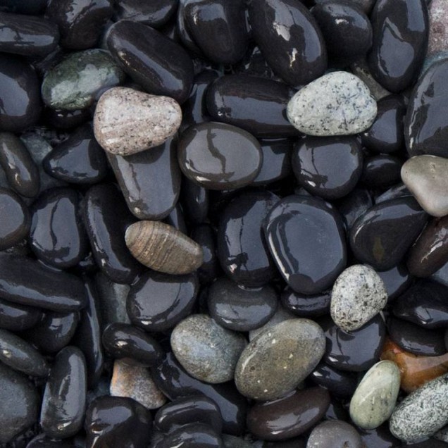 Beach Pebbles zwart 8/16 big bag a +/- 1 m3