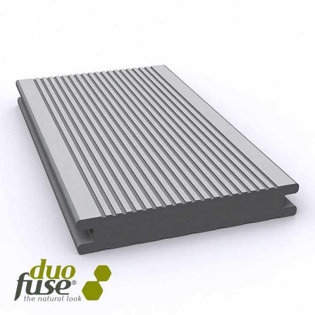 Volle plank Graphite Black, gevuld, vlakgeborsteld/fijn geribbeld 400 cm