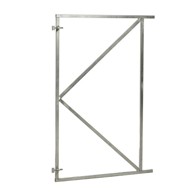 Verstelbaar stalen poortframe 90x155 cm, vuurverzinkt