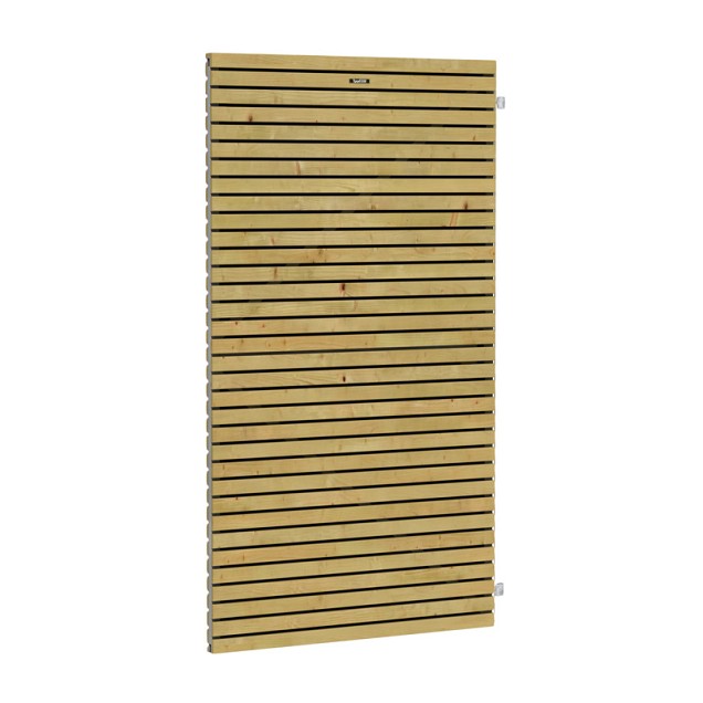 Tuindeur Elan 100 Excellent op verstelbaar stalen frame, 100x180 cm, groen geïmpregneerd