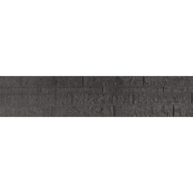 Betonplaat dubbelzijdig rotsmotief 36x3.5x184 cm, antraciet ongecoat