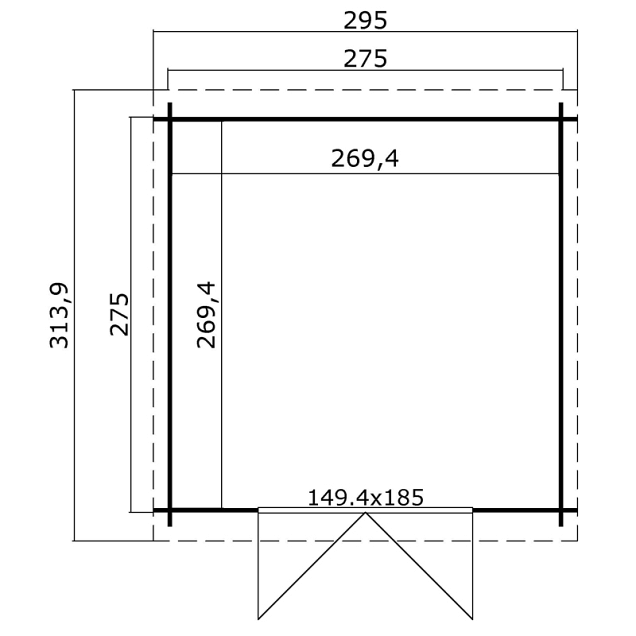 Blokhut Nadia 275x275