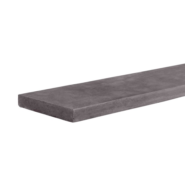 Vietnamese hardsteen recht 100x20x3 cm (2 lange zijdes grof geschuurd)