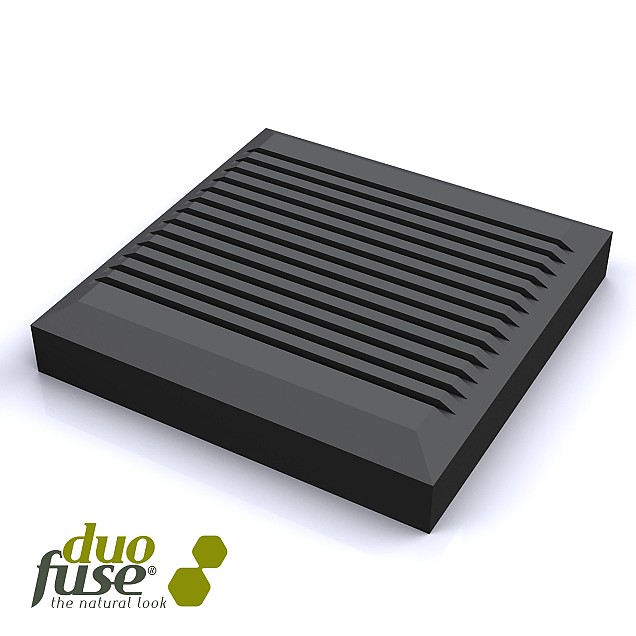 Composiet afdekplaat Stone Grey (te bestellen per 5 st)