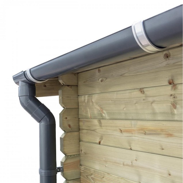 Dakgootset ø10cm - 1 x 600 cm