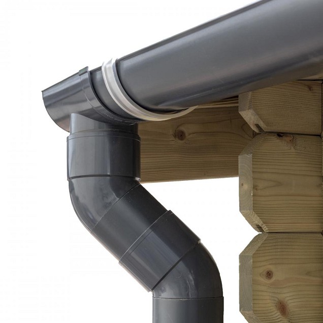 Dakgootset ø10cm - 2 x 450 cm