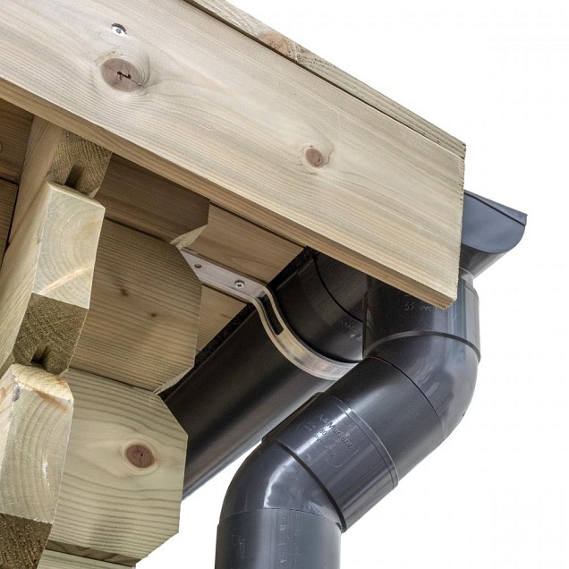 Dakgootset ø10cm - 2 x 200 cm