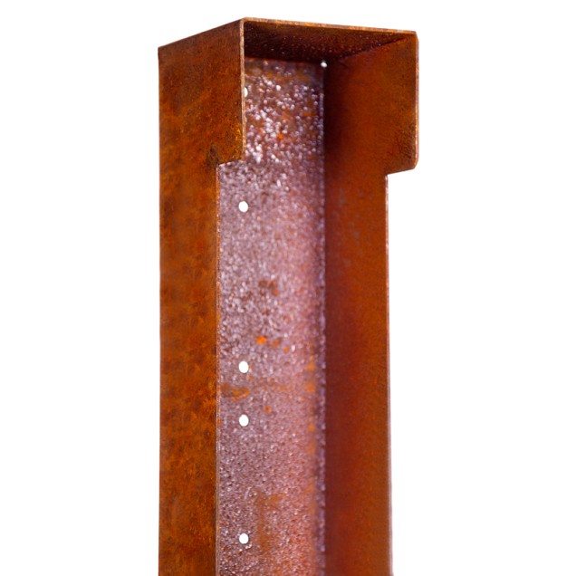 Tuinpaal - pro+ los voor enkel dubbel en drievoudig cortenstaal