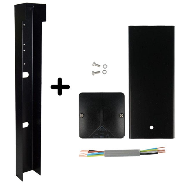 Tuinpaal - pro+ los voor enkel dubbel en drievoudig zwart