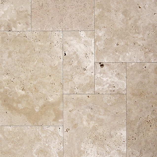 Travertino Autum Honed Antique Romaans Verband (Kist 15,84 m²)