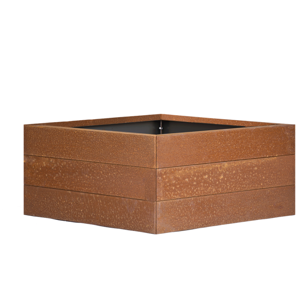 Bloembak corten 300x30x42 cm