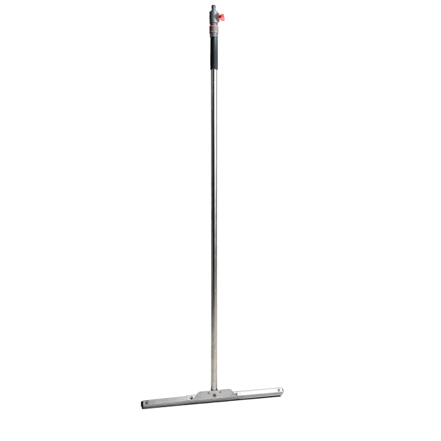 WS RVS Vloertrekker met aansluiting voor (Gardena) tuinslang incl. kraantje (t.b.v. inkeren WS Voegmortel)
