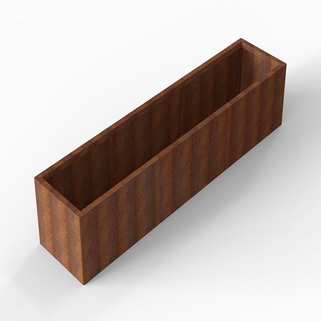 Bloembak Module+ 60x270x56 cm Corten