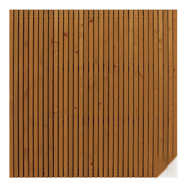 Elephant schutting Stripes Black bruin verduurzaamd vuren 179x179 cm