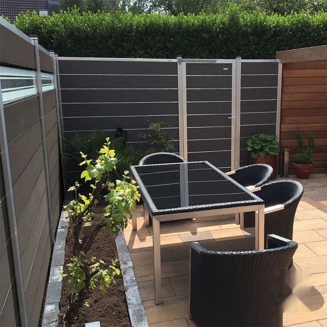 Elephant lamellen Modular Evo houtcomposiet 2x20x180 cm Rock Grey (2 st) 180x20 cm