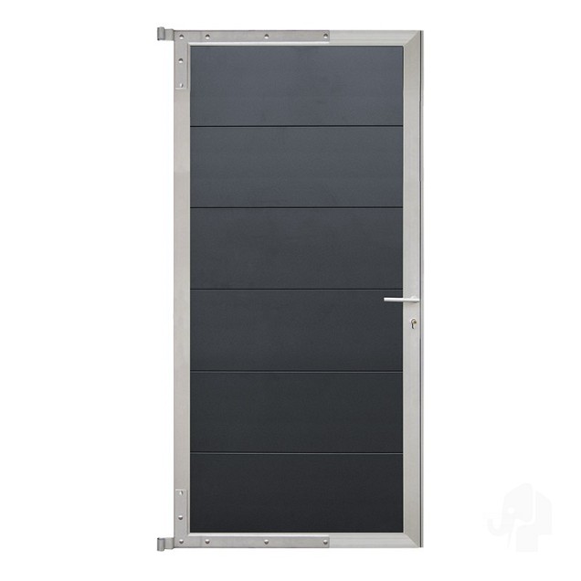 Elephant lamel Mix&Match aluminium antraciet 2x28.2x180 cm (2 st)