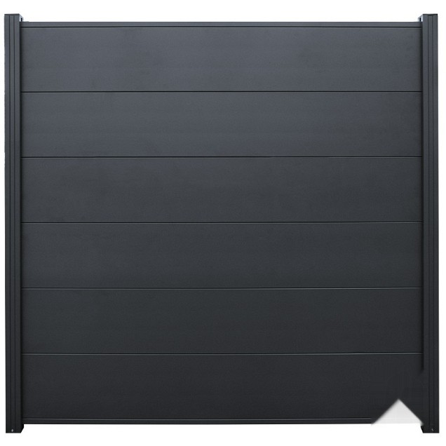 Elephant lamel Mix&Match aluminium antraciet 2x28.2x180 cm (2 st)
