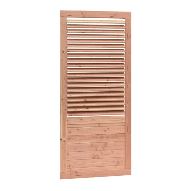 Shutterscherm douglas, 89x224 cm, groen geïmpregneerd