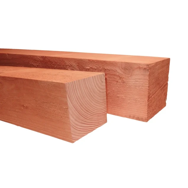 Douglas geschaafde paal 14x14x250 cm onbehandeld