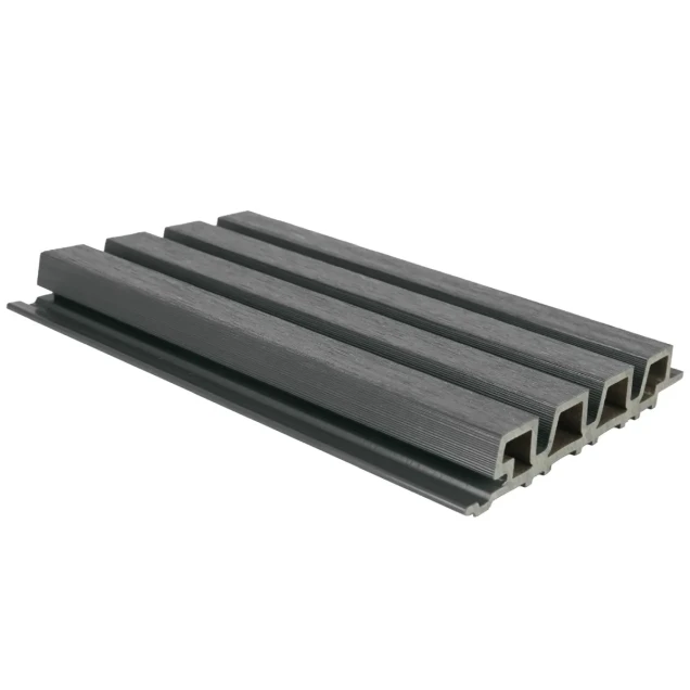 NewTechWood composiet co-extrusie wand bekleding rhombus profiel. 3.3x21.5x390 cm Silver Gray