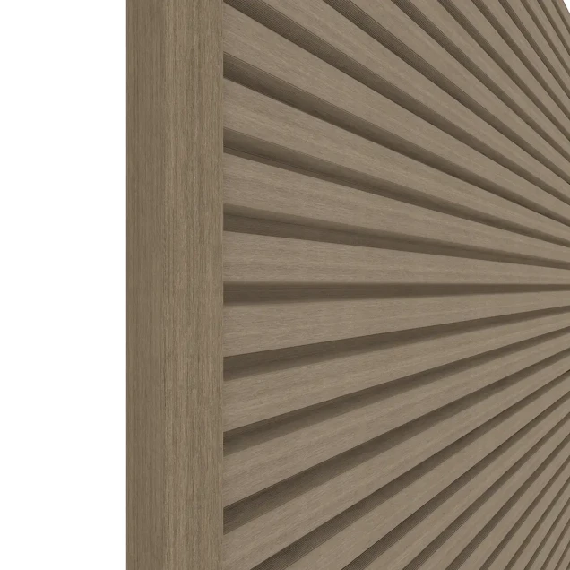 NewTechWood aluminium co-extrusie eindprofiel rhombus t.b.v. wand bekleding. 5x5x300 cm Antique