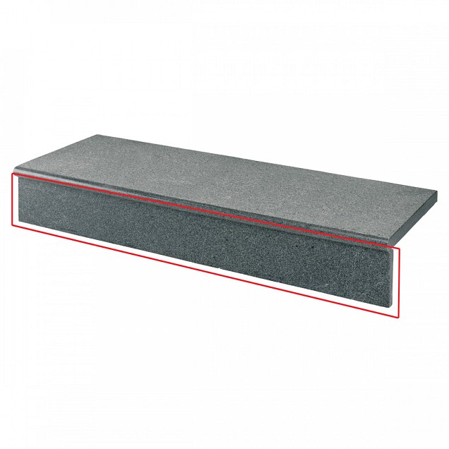 Traptrede Stootbord Tahiti 100x2x12 cm